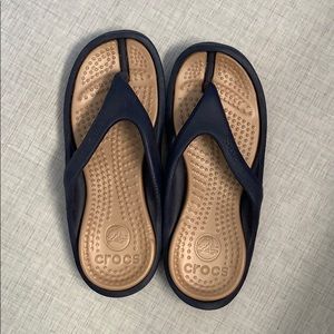 Croc flip flops